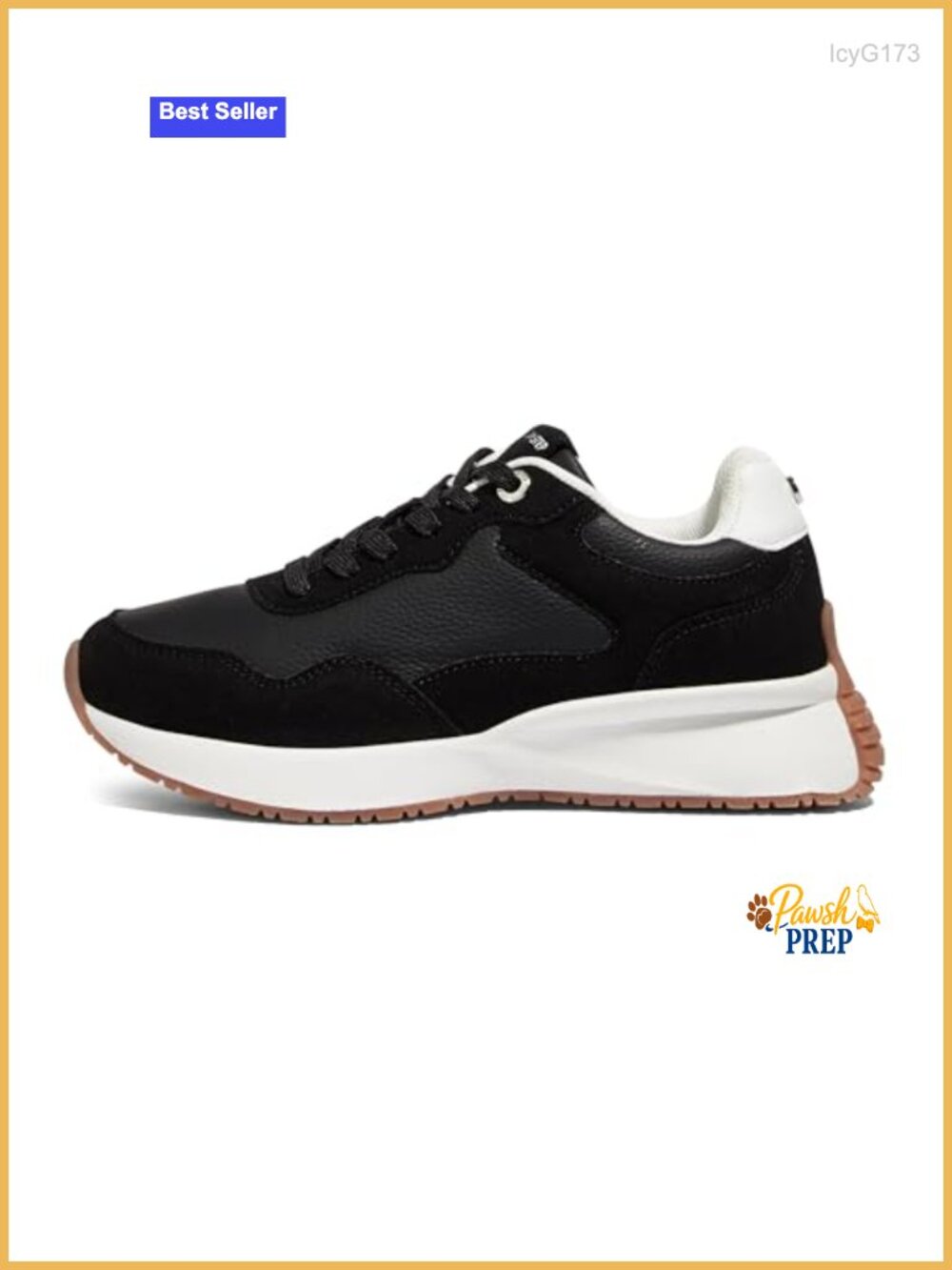 Women's Fashion Platform Sneakers Comfortable Breathable Running Walking Shoes